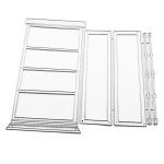 Akende metallist l&otilde;ikevormide &scaron;abloon DIY scrapbooking albumi paberist kaardi mall