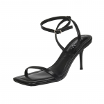 Seksikad naiste k&otilde;rgekontsaga sandaalid Ruudukujulise varbaga Stilettod Kingad Moodsad Pumbad Suvine Uus Kleit Peo Naiste Slingback Sandaalid 38
