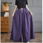 Korea stiilis kevads&uuml;gises naiste kottis teksad Suures suuruses elastne v&ouml;&ouml;koht must lilla, roheline l&otilde;hestatud teksap&uuml;ksid vabaaja laia s&auml;&auml;rega teksad 3XL