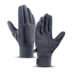 Talvekindad Mees Sport Jalgratas Lumi Jalgrattakindad Puuteekraan Windstop Silikoon Rattakindad Mustad Veekindlad Rattakindad M hall