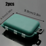 2 tk plastikust kast/kalap&uuml;&uuml;gi k&auml;igukast /10 v&auml;ikest tarvikukarpi/konksukasti t&ouml;&ouml;riistakast hoiukasti pr&uuml;gi Luya tarvikud 2pcs