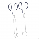 2 t&uuml;kki grilltangid, grillklambrid, tugeva ja mugava k&auml;epidemega k&ouml;&ouml;k toiduvalmistamiseks