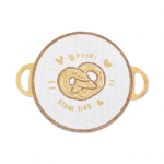 Vooder k&auml;epidemega peenest v&otilde;rgust mittenakkuvast k&otilde;rgest matist vastupidav temperatuuri auruti k&uuml;psetussilikoon aurutatud