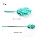 Dust Shan Dusting Brush 1PC Feather Duster Multifunktsionaalsed klaviatuuriharjad reguleeritavad lilla
