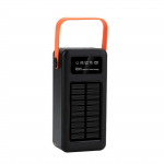 Ainult 21-pesa 18650 akutoitepanga korpuse &uuml;mbris(akut pole) &Ouml;&ouml;valgustuse funktsiooniga v&auml;lispordi jaoks B must