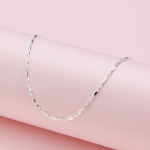 Naiste kaelakee Mood l&uuml;hike kaelakee Ornament Puhast h&otilde;bedast valuploki kett 999