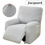 4 t&uuml;kki/komplekt Jacquard lamamistooli diivani kate Elastne diivanikate Lazy Boy Relax tooli kate Stretch diivani kate kodu sisekujunduseks helehall v&auml;rv
