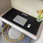 Suurem&otilde;&otilde;tmeline nahast libisemiskindel hiirematt, veekindel ja vastupidav lauaalus, sobib kontorisse, s&uuml;learvutisse, s&ouml;&ouml;gilauale ja letti 80*40cm