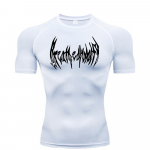 2024 Milk Silk Fitness T-s&auml;rk Meeste Muscle Gym Compression Spordir&otilde;ivad Kiiresti kuivav hingav spordis&auml;rg S