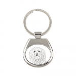 Havanese, Havanese Cuban Bichon, Bich&oacute;n Havan&eacute;s - keychain with a dog, keychain with a print, personalized pendant from the Art-Dog brand