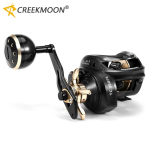 S&uuml;sinikkiust Baitcasting Rull 9+1BB Kalastus Rull Kiire 6.3: 1Piduris&uuml;steem Baitcaster Rull Vasak Parem K&auml;si Left Hand black
