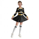 Cheerleaderi kost&uuml;&uuml;m t&uuml;drukutele pikkade varrukatega cheerleadingi tantsukleit Halloweeni kost&uuml;&uuml;m 5-6 Years