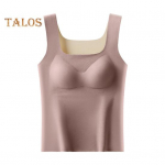 Talvine naiste termovest koos rinnapatjadega &otilde;mblusteta sametist kiire temperatuuriga lukustus, soojendus ruudukujuline kael, &otilde;huke istuvus, elastne varrukateta sisemine kulumisalus XL lilla