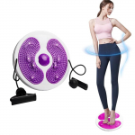Waist Whisper Disc koos pingutusn&ouml;&ouml;ri ja jalamassaažiga &ndash; Waist Machine Twister One Size lilla