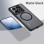 P&otilde;rutuskindel akr&uuml;&uuml;l Magsafe &uuml;mbris Xiaomi 14T Pro 14 13T Pro matt l&auml;bipaistev juhtmevaba laadimise tagakaane korpus, ei kollaseks For Xiaomi 14T Pro