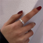 Naiste k&otilde;rgekvaliteedilise kortsus tekstuuriga metallist s&otilde;rmus - ainulaadne disain, avatud stiil, kerge luksus, lihtne, kuid elegantne lai nimetiss&otilde;rme aksessuaar 1362 h&otilde;be