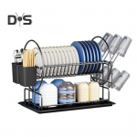 Roostevabast terasest n&otilde;udekuivatusrest 2-korruseline k&ouml;&ouml;gi hoiuriiul roostekindla kattega suur riistahoidik &auml;ravoolus&uuml;steem n&otilde;ude tasside hoiustamine valge