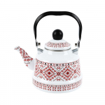 Euroopa stiilis emailiga teekeetja K&auml;sitsi valmistatud teekann Peen veekeetja restoran 1.1L-Style 2