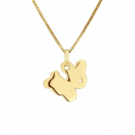 Laste ripats - L&Eacute;A &; ARTHUR &ndash; j&auml;nese motiiv &ndash; 375 kollane kuld &ndash; h&uuml;poallergeensed ehted &ndash; prestige &uuml;mbris