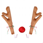 Auto p&otilde;hjap&otilde;drasarved ja ninakomplekt, kost&uuml;&uuml;m Xmas Ornament Universal Premium Holiday Christmas punane