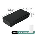 Laua all oleva sahtli t&uuml;&uuml;bi hoiukasti t&uuml;&uuml;p Lauaarvuti korraldaja Kontorilaud &Otilde;pilase kirjatarvete kasti n&auml;htamatu sahtli korraldaja 1pcs valge