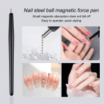 Nail Art Suction Ball spetsiaalne magnetpliiats &uuml;lit&auml;pse magnetiga k&uuml;&uuml;nesalongi spetsiaalne magnett&ouml;&ouml;riist