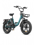 ENGWE L20 Boost E-bike 250W mootor 48V13AH liitiumaku Aldult City Beach elektrijalgratas 20*4,0 tolli rasvarehvi elektrijalgratas roheline