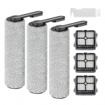 Rullide harja vahetus ja filtrid Tineco Floor ONE S5/Floor One S5 Pro juhtmeta tolmuimeja harjarullide jaoks hall v&auml;rv