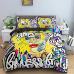 UFO Muster Tekikate Komplekt Salap&auml;rane Tulnukas 3D Prindiga Pol&uuml;ester Tekikatted Kuninglik Suurus Lastele Poistele T&uuml;drukutele Teismelistele Voodipesu Komplektid EU Single 135x200cm