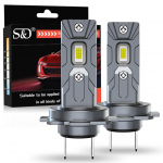 2tk 20000LM H7 H11 LED esitule pirnid H8 9005 HB3 9006 HB4 Canbus auto udutuli 40W ventilaatorita led lamp Auto s&otilde;idutuli 12V 6000K Plug & Play H7