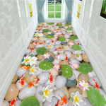 WTEMPO 3D Taim Esik Pikk Vaip Pastoraalne Vaibad Koridor P&otilde;randamatt Pehme Vahek&auml;igu trepid Libisemisvastane W80*H200CM