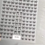 Butterfly nail art Stickers face Tattoo hand account facial masquerade Performance children Diy decoration stickers