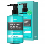 KUNDAL Pure & Safe Feminine Cleanser Bergamot Fragrance, 300ml, 1 tk