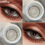 EYESHARE Colored Contact Lenses New Fashion Purple Contact Lenses Blue Eye Makeup Contact Lenses Brown Natural Annual Soft Lenses 1 Pair