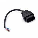 2024 OBD2 16-kontaktiline isane pistik&uuml;hendus Autoskanneri kaablid OBDII 16-kontaktiline emane pikendus avatud kaabel OBD 2 adapter isane kaabel