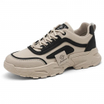 Meeste vabaaja platvormiga tossud Matkaja vulkaniseeritud jalan&otilde;ud Tennis Tackie Zapatillas Hombre Higi neelav hingav 39 must