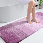 HAPIHAPPY vannitoavaibamatt 51X76 libisemiskindel pehme vannivaip, eriti pehme ja imav mikrokiust vannivaibad vanni ja du&scaron;i jaoks 51X51U