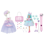 Takara Tomy Kiratto Karachen Gelato Deluxe m&auml;nguasi vanuses Licca-chan Rika-chani riietus 3+ white