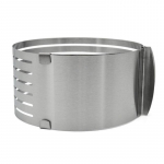 Roostevabast terasest &uuml;mmargune koogil&otilde;ikur koogivahu k&uuml;psetusvormi reguleeritav tordir&otilde;ngas h&otilde;be