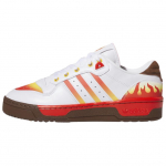Demon Slayer x adidas Rivalry Low Rengoku Meeste tossud Valge Pilvevalge Punane JI3310 44⅔