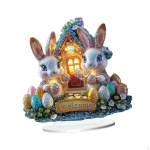 Akriilist k&uuml;&uuml;likud lihav&otilde;ttep&uuml;hade laua kaunistamiseks 20.4cmx20cm