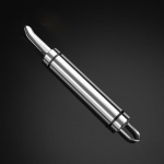 Roostevabast terasest krevettide kujundamise t&ouml;&ouml;riist &ndash; ergonoomilise k&auml;epidemega mereandide koorija, krevetipuhastusnuga 1PCS