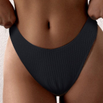 Naiste ujumisp&uuml;ksid, k&otilde;rge v&ouml;&ouml;koht, Vintage Basic , t&auml;ielikult katvad bikiinid, poolitatud ujumistrikoo p&uuml;ksid, ujumisp&uuml;ksid XL must