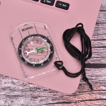 1 tk v&auml;ljas matkamiseks telkimiskompass kaardi m&otilde;&otilde;tkavaga joonlaud, multifunktsionaalne varustus