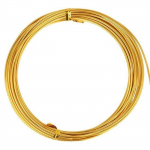 Fil d'aluminium - Or - 1,5mm x 5m - Bijoux - D&eacute;coration - Modelage kuld