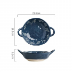 Loovad Retro Keraamilised Kausid Kerge Luksus Restoran Suur Supikauss Majapidamisdelikatessid Ramenikauss Ainulaadne Lauan&otilde;u