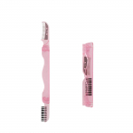 2-&uuml;hes Kahe otsaga juuste silmameigipintsel Kulmude ripsmeharjad Juuksekamm Silmaripsmetu&scaron;&scaron; Kosmeetiline Mikrokulmuhari Kammit&ouml;&ouml;riistad