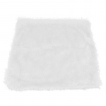 Pehme karusnaha kohev diivanipadi pl&uuml;&uuml;sis luksuslik padjakate Perekaunistus One Size valge