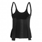 Women's Underbust Corset Waist Training 2 in 1 Multifunctional Zipper Front Corset Tops for Fitness L must