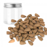 Backflow viirukikoonused 50 tk looduslikud k&auml;sit&ouml;&ouml;l&otilde;hnad Waterfall viirukiroosi tulbi jasmiini lavendli roos Backflow viirukip&otilde;leti hoidjale naturaalne Ambergris 50 pcs/pack